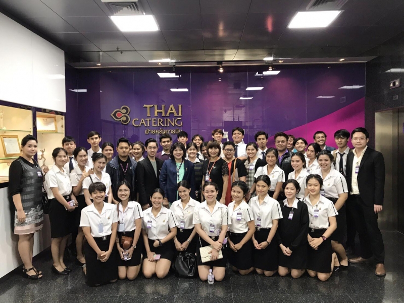 ศึกษาดูงานระบบการเตรียม การผลิตและการบริการอาหารจำนวนมากในธุรกิจสายการบินไทย