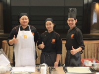 อบรมการทำอาหารว่างให้กับพนักงานการท่องเที่ยวแห่งประเทศไทย
