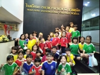 สาธิตและสอนขนมไทยให้กับนักเรียนโรงเรียนนานาชาติเบิร์คลีย์