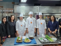 จัดอบรมสอนทำอาหารไทยให้กับนักศึกษาจาก Liverpool John Moore University